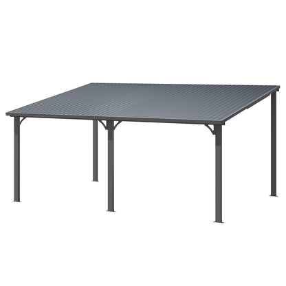 YODOLLA 16' x 12' Outdoor Pergola Hardtop Gazebo