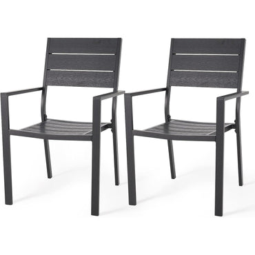 YODOLLA 2 Pieces Outdoor Dining Chairs