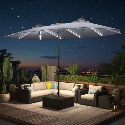 YODOLLA heavy duty patio umbrella sturdy frame
