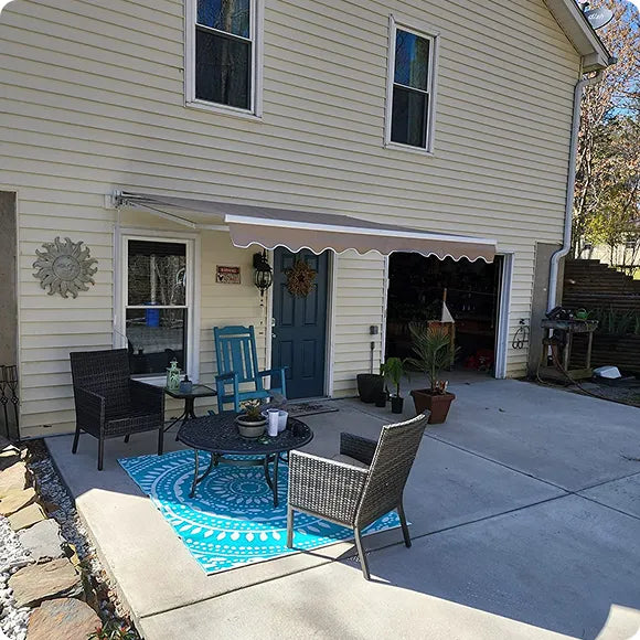 retractable patio awning