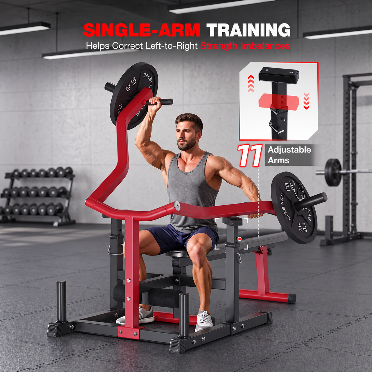 YODOLLA Chest Press Machine, Incline Decline Flat Weight Bench Press