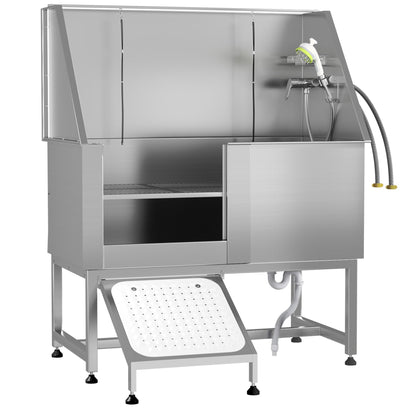 YODOLLA Professional Stainless Steel Dog Washing Station for Large