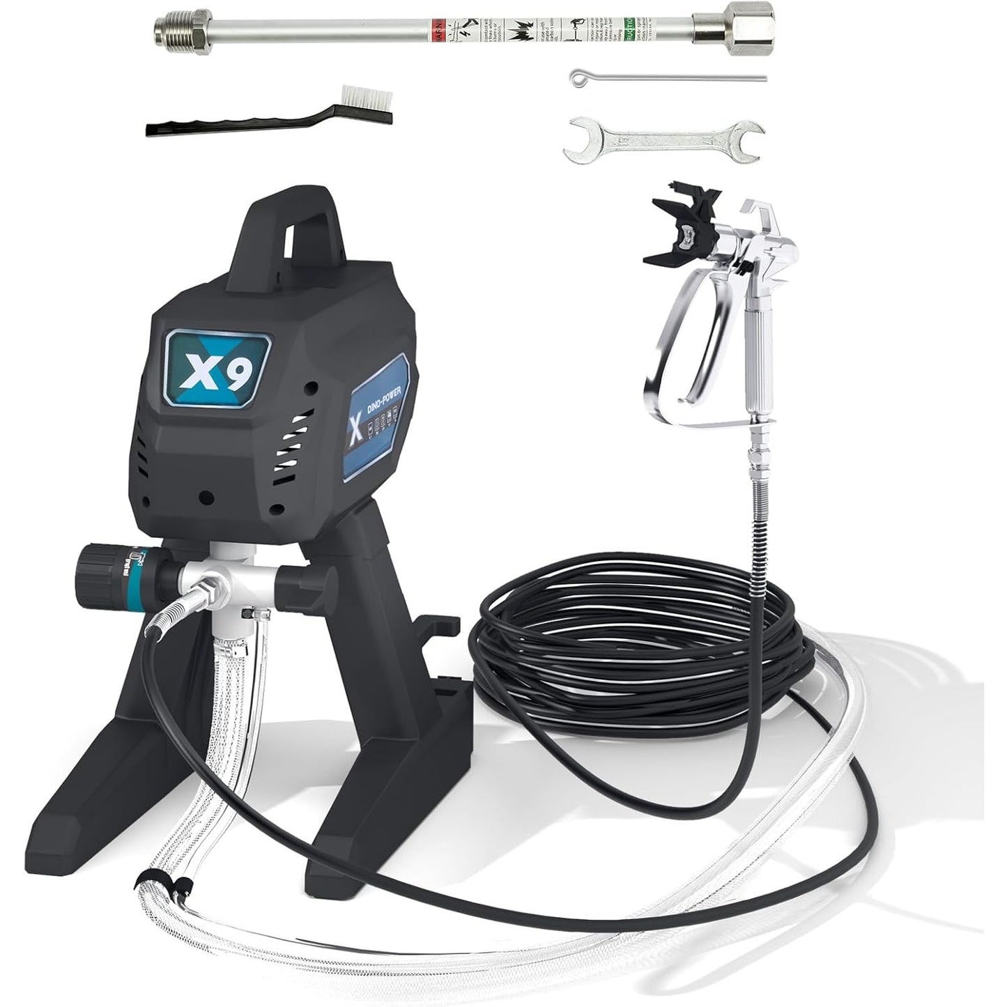 YODOLLA 0.39GPM 700W 2900PS Airless Paint Sprayer, Black