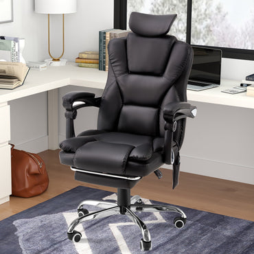 YODOLLA Office Chair with 7 Points Vibration Massage&Heat, Adjustable Ergonomic Recliner, Black