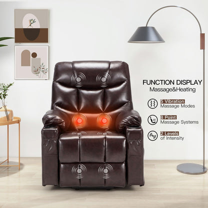 YODOLLA Massage Power Lift Recliner for Elderly