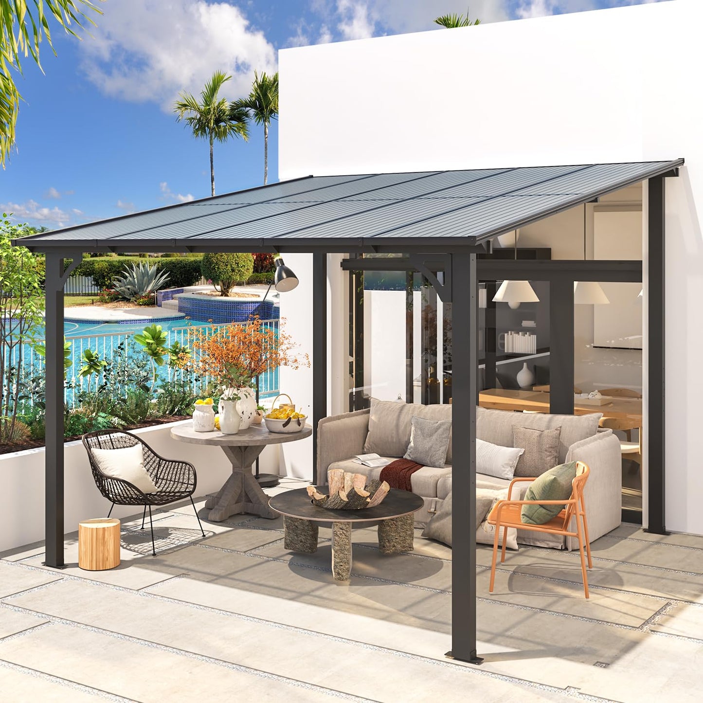 YODOLLA wall mounted gazebo.