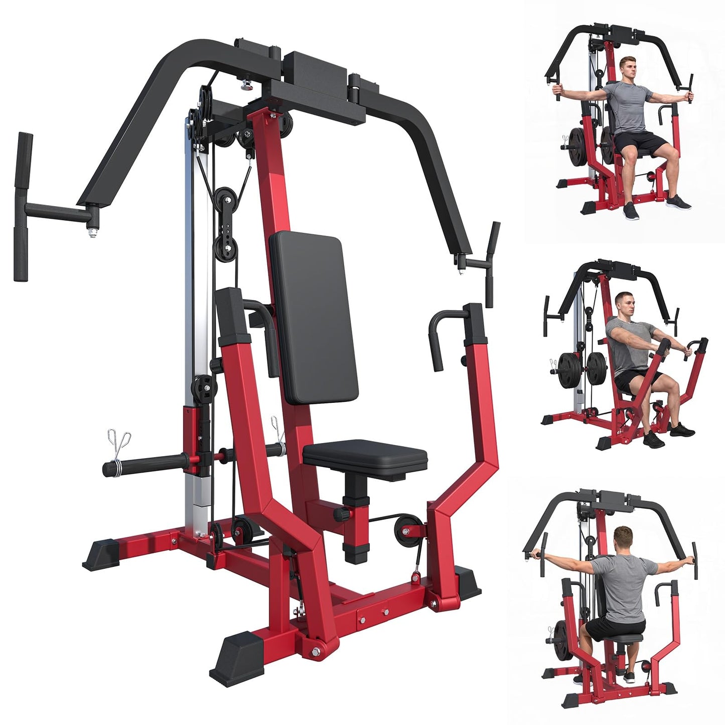 YODOLLA 3-in-1 Chest Fly Machine, Targeting Entire Chest and Rear Deltoids