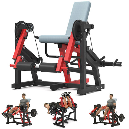 YODOLLA Convertible Leg Extension Curl Machine for Home Gym Quad Hamstring Workout