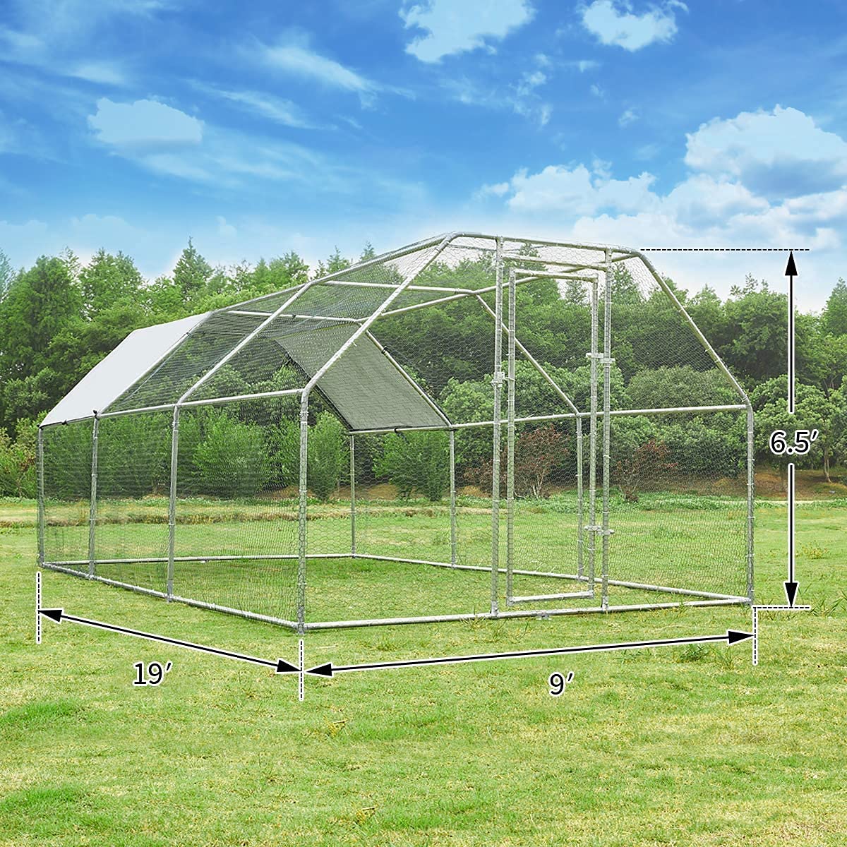 YODOLLA fenced chicken coop for poultry