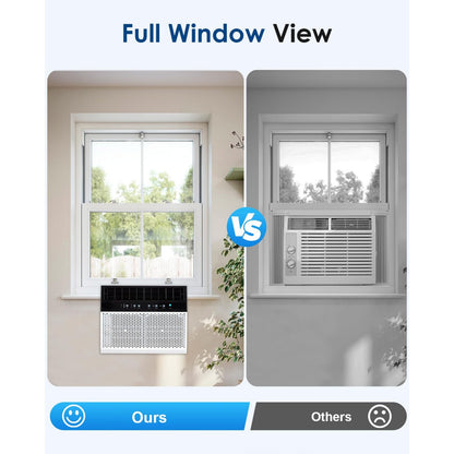 YODOLLA 10,000 BTU Window Air Conditioner U-Shaped AC Unit Ultra Quiet