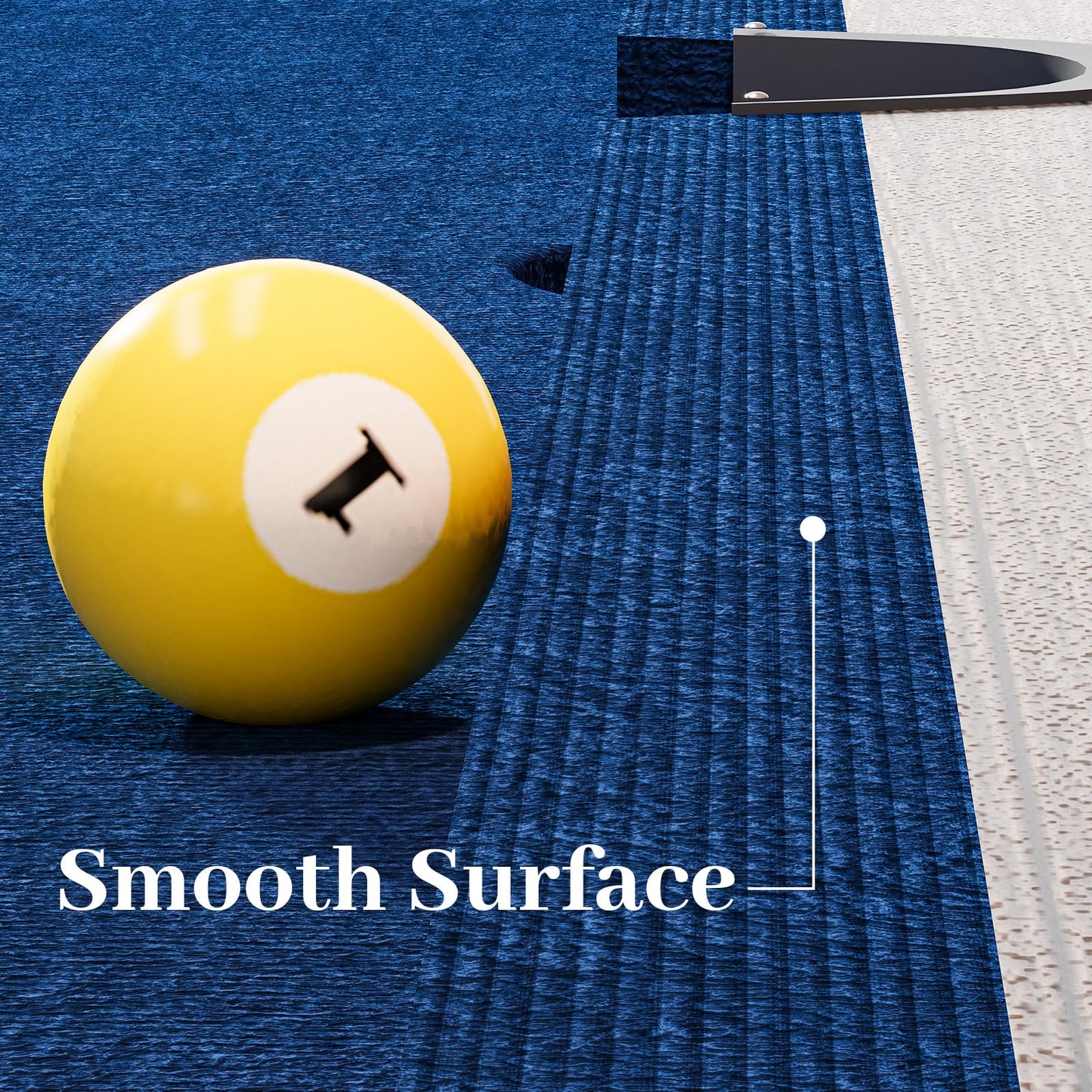 YODOLLA 7FT Pool Table with Wood Finish Billiard Tables with Cue Sticks Balls