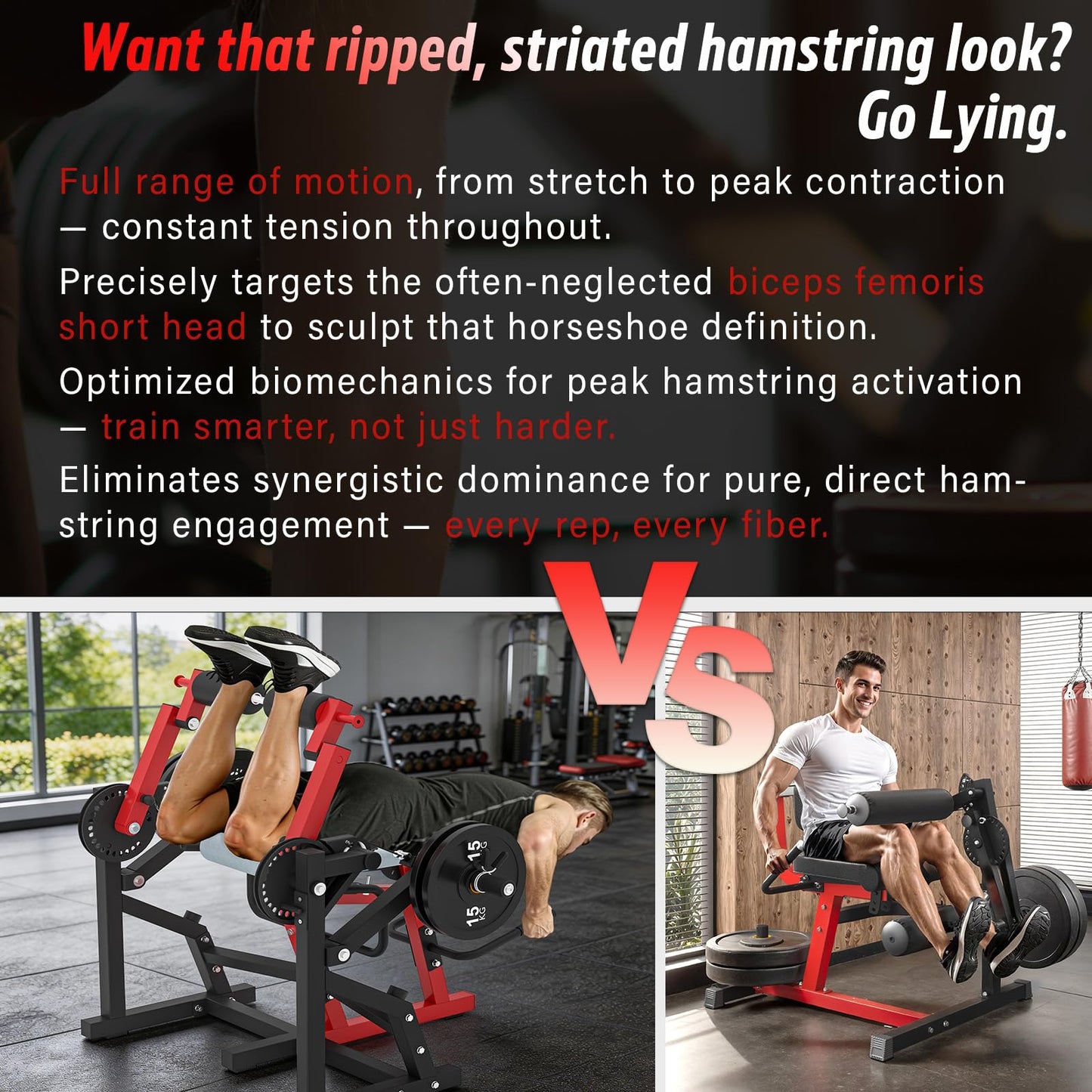 YODOLLA Convertible Leg Extension Curl Machine for Home Gym Quad Hamstring Workout
