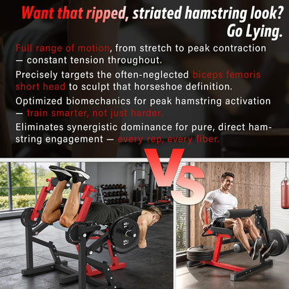 YODOLLA Convertible Leg Extension Curl Machine for Home Gym Quad Hamstring Workout