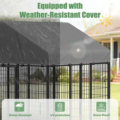 YODOLLA 6x6 Heavy Duty Outdoor Dog Kennel