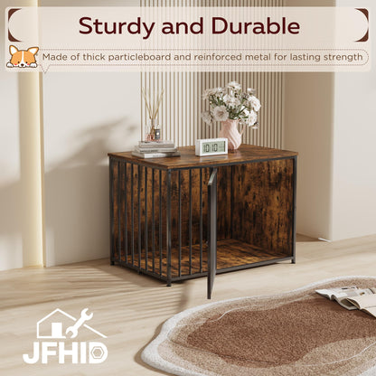 YODOLLA 36 Inch Dog Crate Furniture Pet Cage End Table