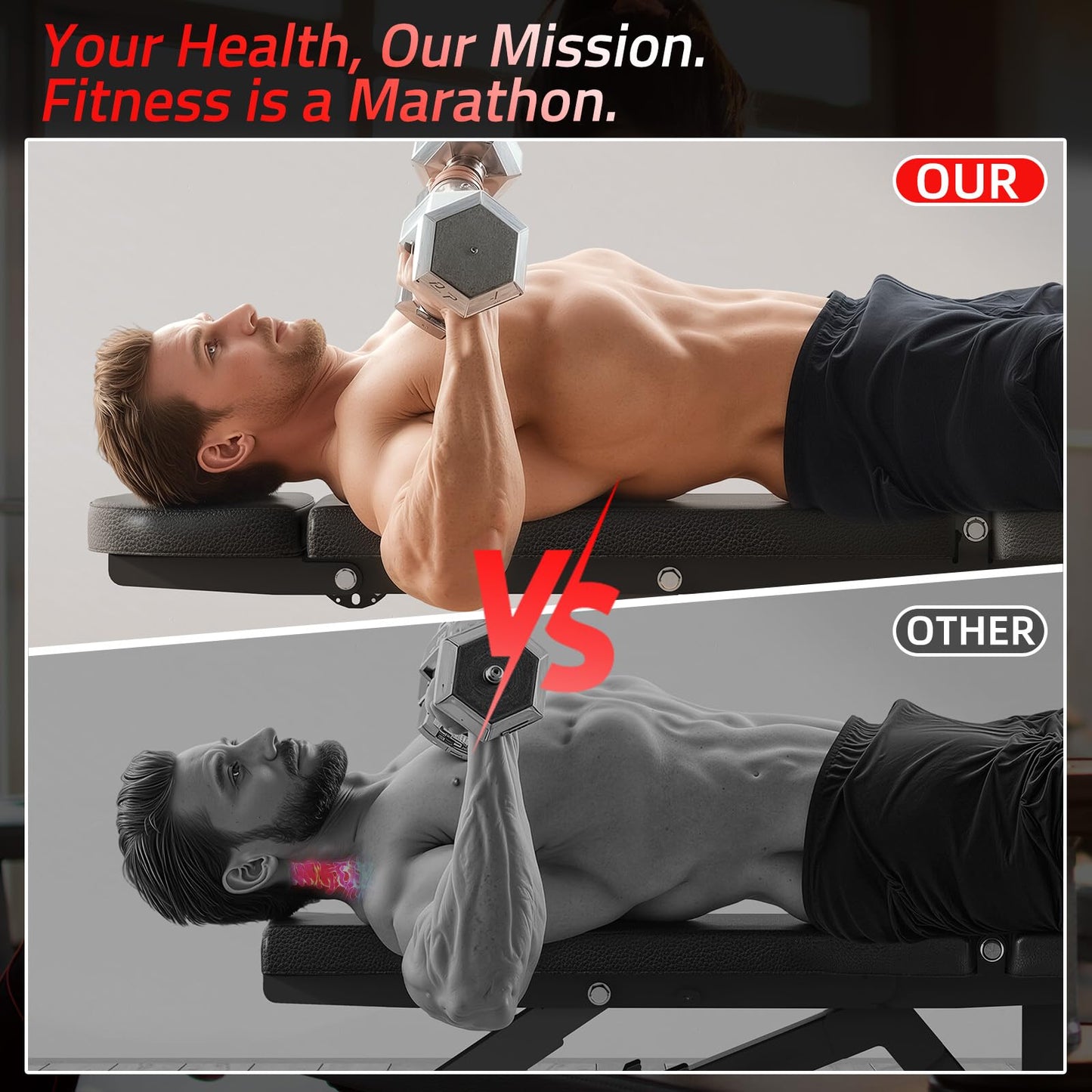 YODOLLA Adjustable Weight Bench