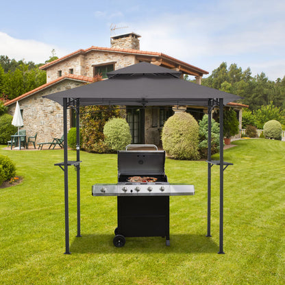 YODOLLA 8x5 Grill Shelter, Dark Grey