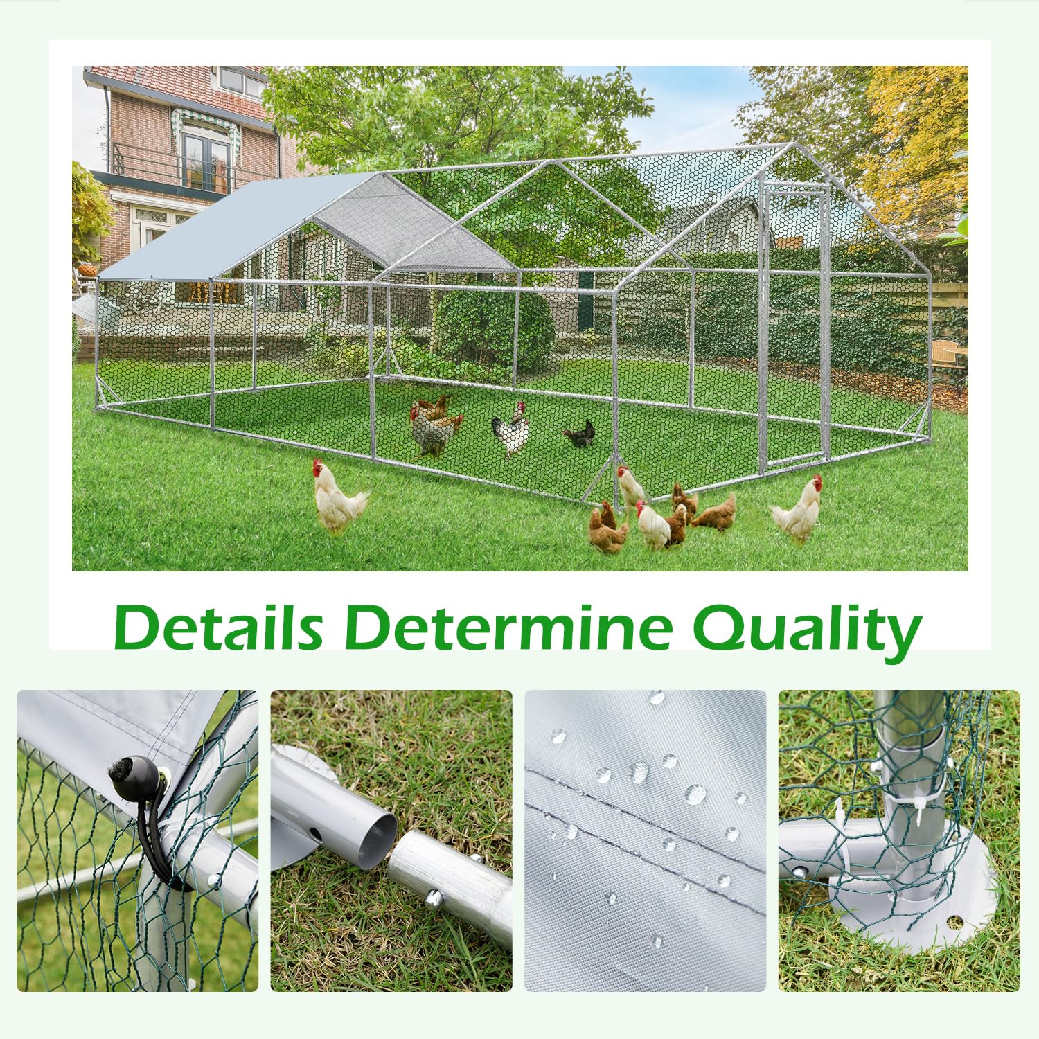 YODOLLA walk-in chicken coop