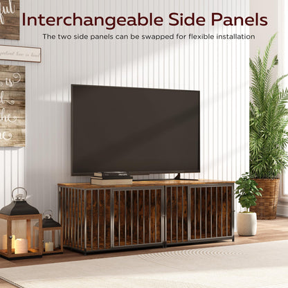 YODOLLA 36 Inch Dog Crate Furniture Pet Cage End Table