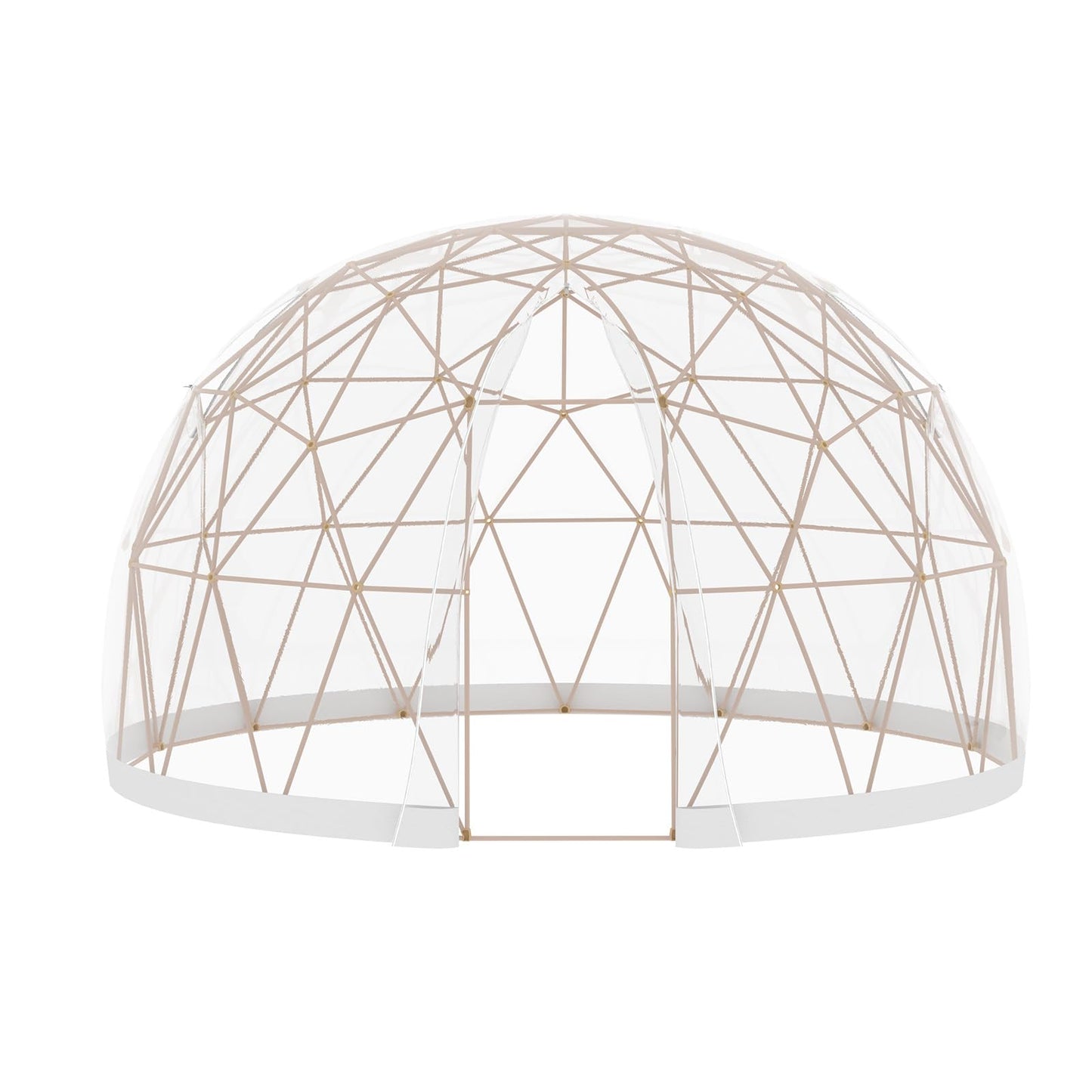 YODOLLA Igloo Tent Dome for Winter, Outdoor 12x12 Clear Bubble Tent for 4–7 People
