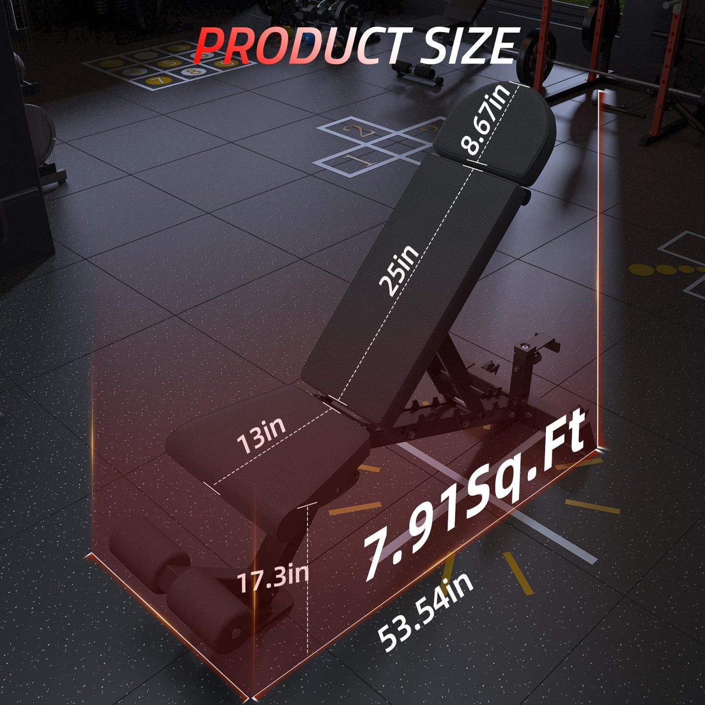 YODOLLA Adjustable Weight Bench