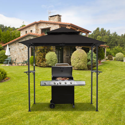 YODOLLA BBQ gazebo, black.
