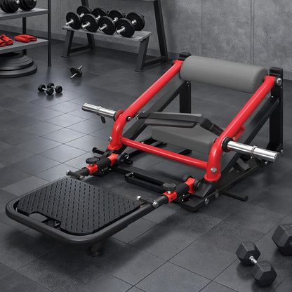 YODOLLA Hip Thrust Machine with Adjustable Footboard, 800LBS Plate-Loaded Glute Bridge Machine